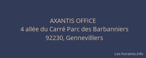 AXANTIS OFFICE