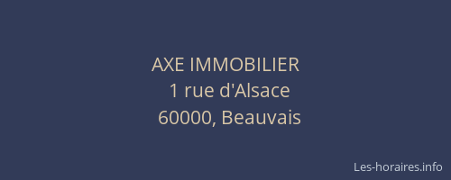 AXE IMMOBILIER