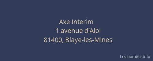 Axe Interim