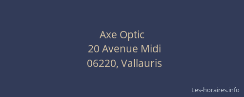 Axe Optic