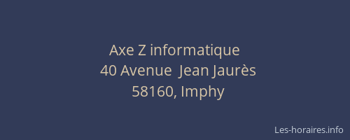 Axe Z informatique