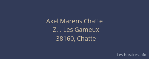Axel Marens Chatte