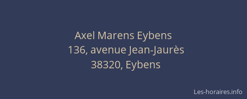Axel Marens Eybens