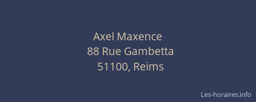 Axel Maxence