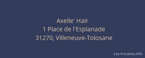 Axelle' Hair