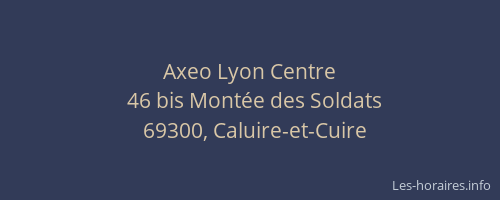 Axeo Lyon Centre