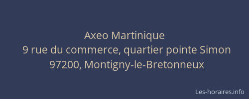 Axeo Martinique