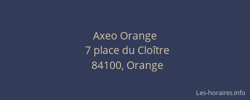 Axeo Orange