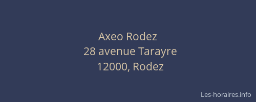 Axeo Rodez