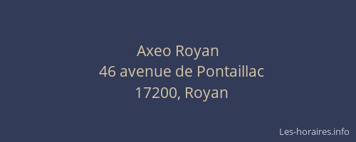 Axeo Royan