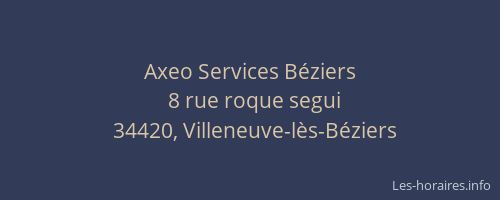 Axeo Services Béziers