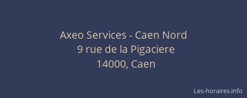 Axeo Services - Caen Nord