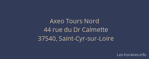 Axeo Tours Nord
