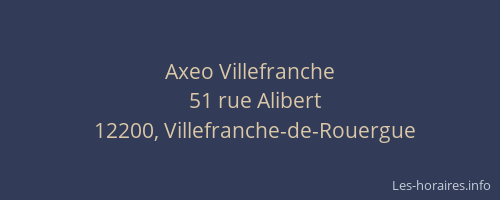 Axeo Villefranche