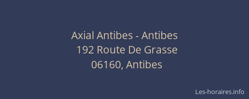 Axial Antibes - Antibes