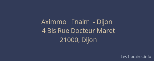 Aximmo   Fnaim  - Dijon