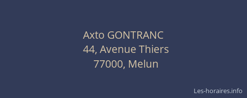 Axto GONTRANC