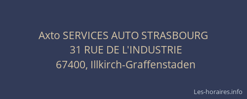 Axto SERVICES AUTO STRASBOURG