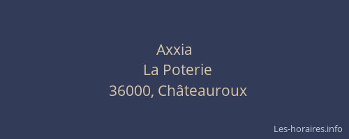 Axxia