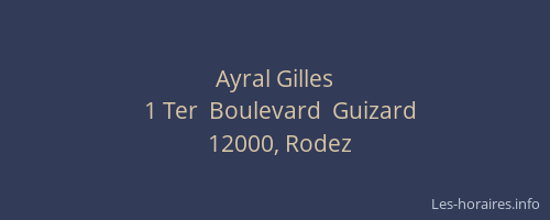 Ayral Gilles