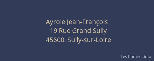 Ayrole Jean-François