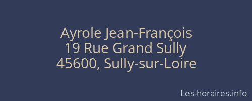 Ayrole Jean-François