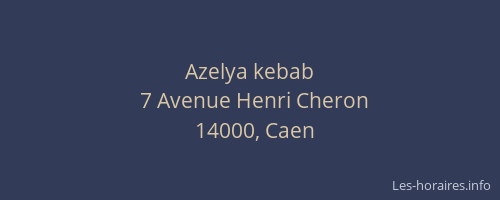 Azelya kebab