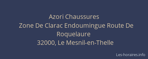 Azori Chaussures