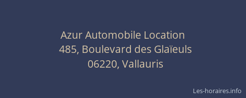 Azur Automobile Location