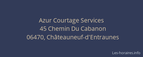 Azur Courtage Services