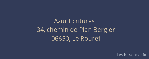 Azur Ecritures