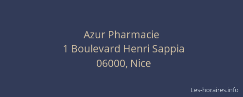 Azur Pharmacie