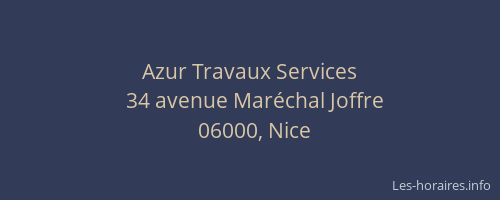 Azur Travaux Services