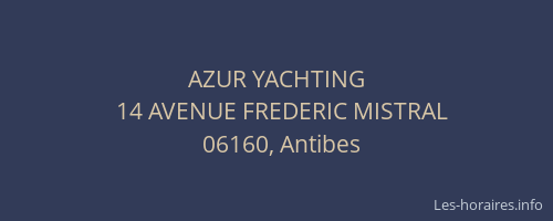 AZUR YACHTING