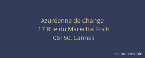 Azuréenne de Change
