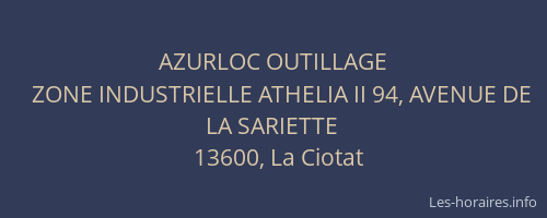 AZURLOC OUTILLAGE