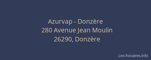 Azurvap - Donz&egrave;re