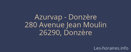 Azurvap - Donzère