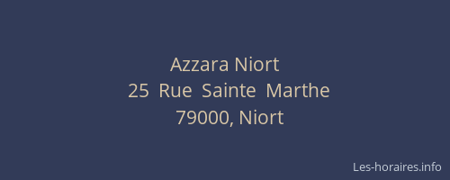 Azzara Niort