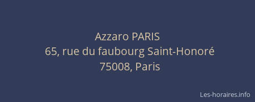 Azzaro PARIS