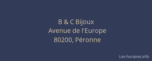 B & C Bijoux