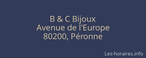 B & C Bijoux