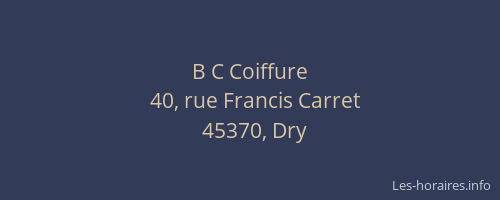 B C Coiffure