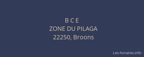 B C E