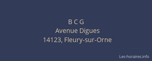 B C G