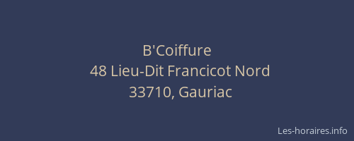 B'Coiffure