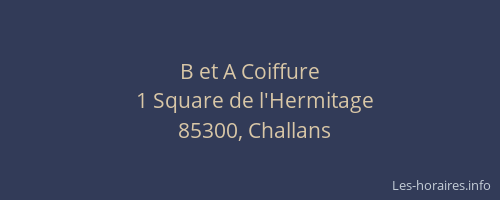 B et A Coiffure