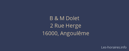 B & M Dolet