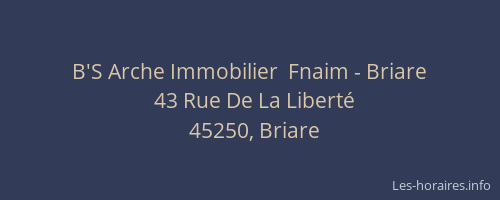 B'S Arche Immobilier  Fnaim - Briare