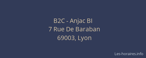 B2C - Anjac BI